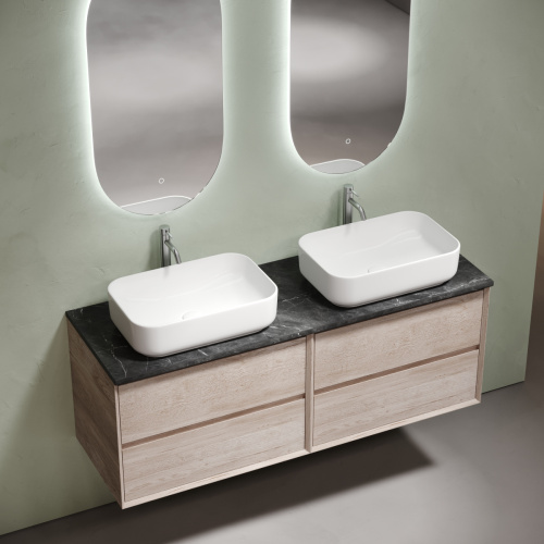 Столешница Sancos TT140A1X 140х50 накладная цвет серый - фото 5